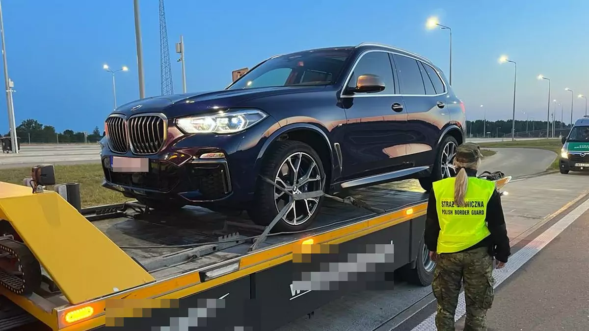 Straż Graniczna odzyskała BMW X5