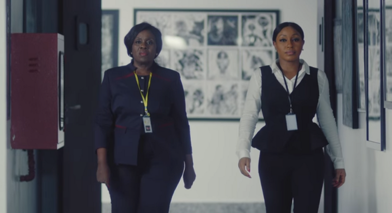 Joke Silva and Rita Dominic in Bankers NGR 