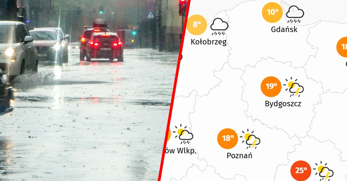 Polska pod wpływem niżu: groźne burze i silny wiatr — image 1