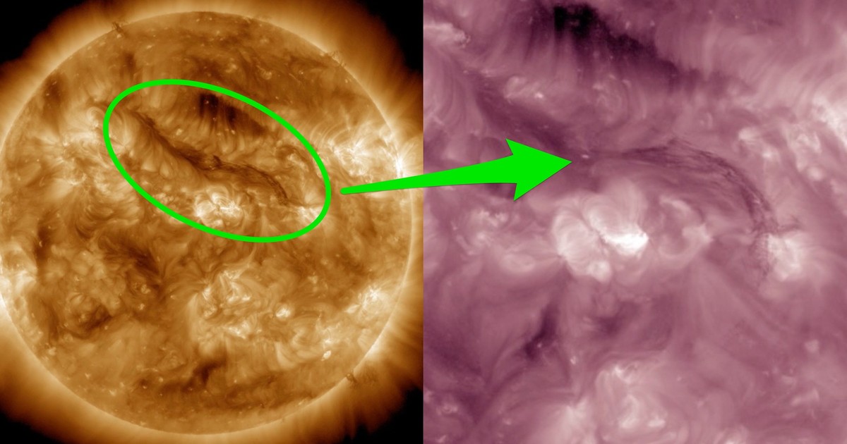 A giant eruption covered 'over half the sun,' then crashed into Earth ...
