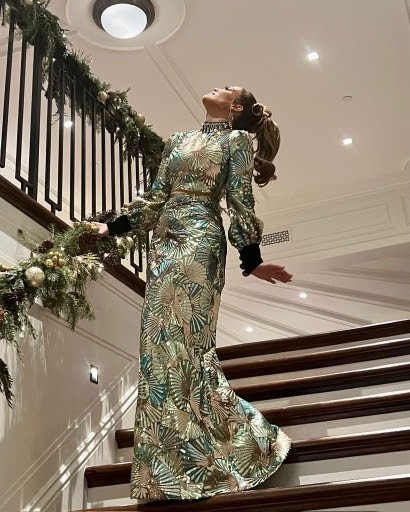 Jennifer Lopez fantasztikusan fest kolibrizöld Gucci ruhájában