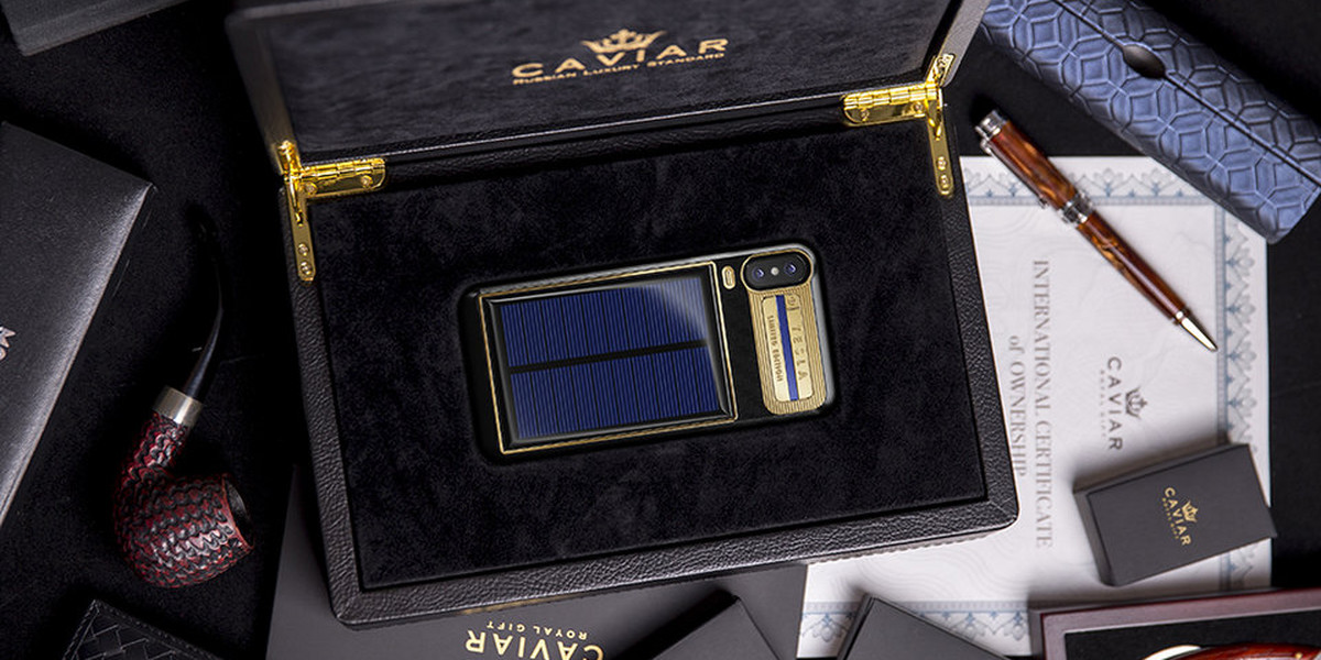 Caviar iPhone X Tesla kosztuje co najmniej 4500 dolarów