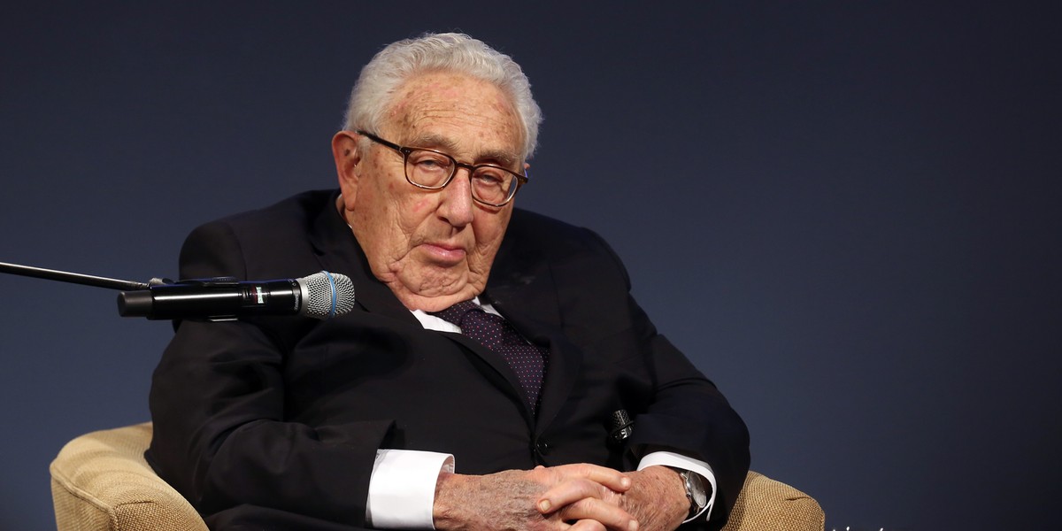 Henry Kissinger, były sekretarz stanu i doradca ds. bezpieczeństwa narodowego w kadencji prezydentów Richarda Nixona i Geralda Forda.