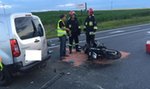 Motocyklista nie przeżył zderzenia z autem. Jest nagranie