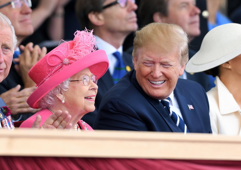 Elżbieta II i Donald Trump, 2019 r.