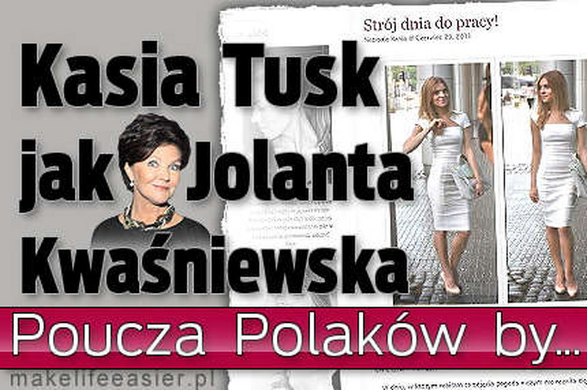 Kasia Tusk jak Kwaśniewska. Poucza Polaków by...