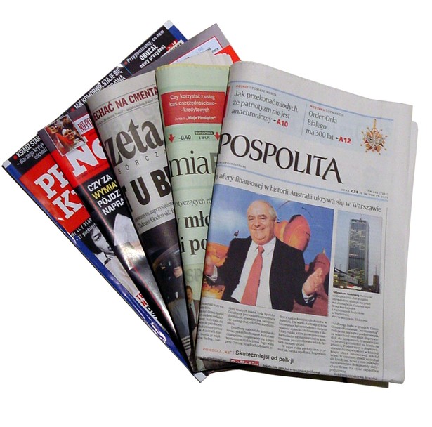 Spadła sprzedaż gazet