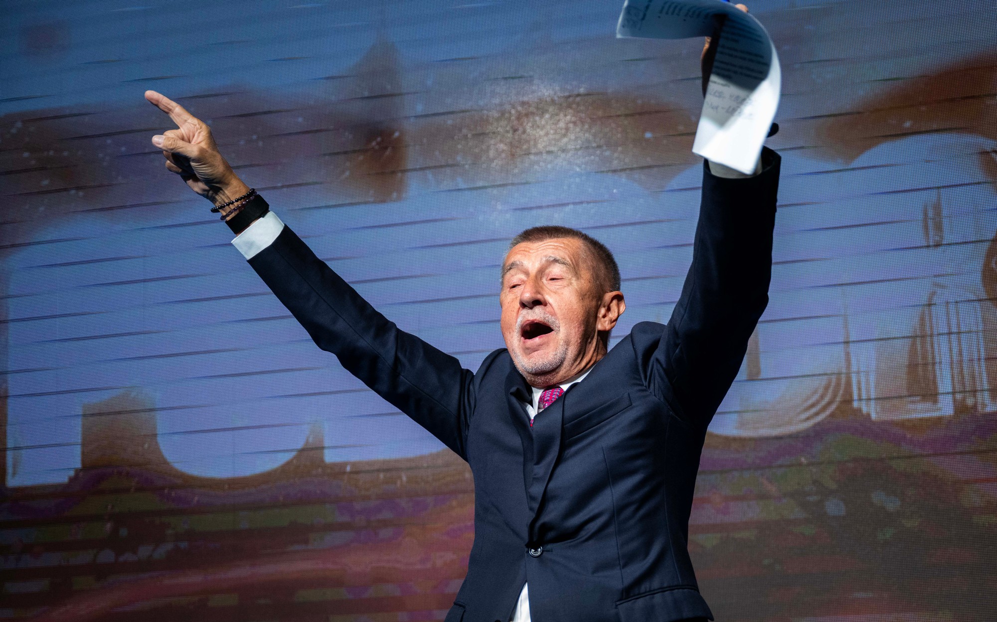 Český expremiér a predseda opozičného hnutia ANO Andrej Babiš.