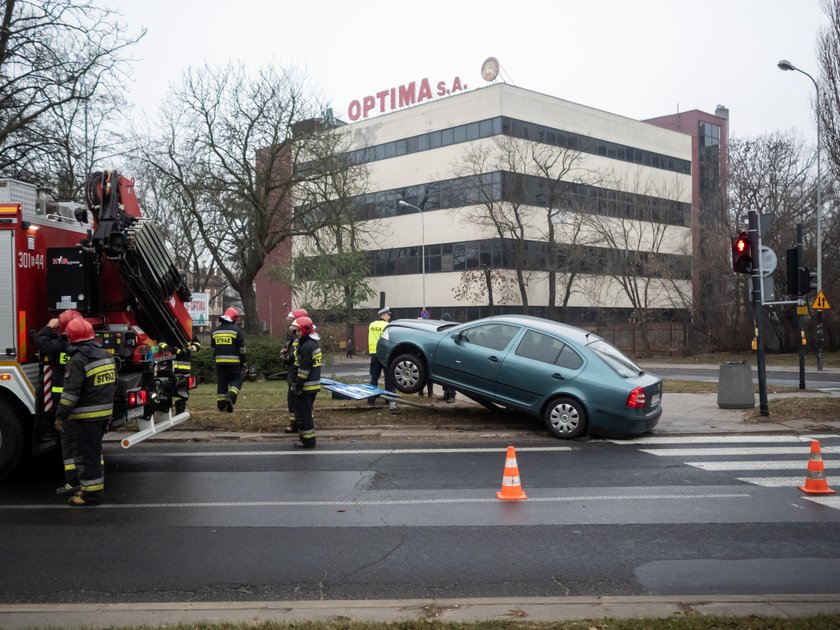 Wypadek na Łąkowej w Łodzi