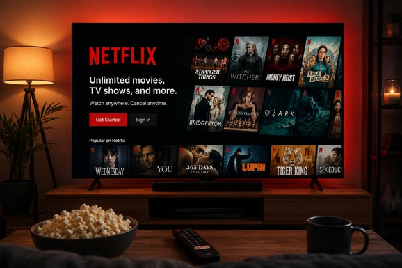 "Netfliks" pod pritiskom: Prihod u padu, uzdaju se u AI i reklame