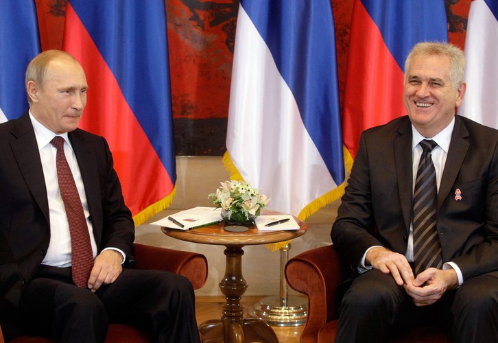 Władimir Putin w Serbii