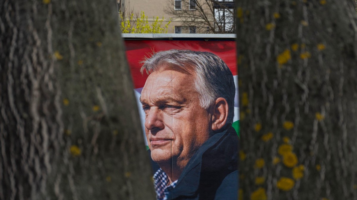 Kampanjski bilbord Viktora Orbana u Budimpešti 25. marta