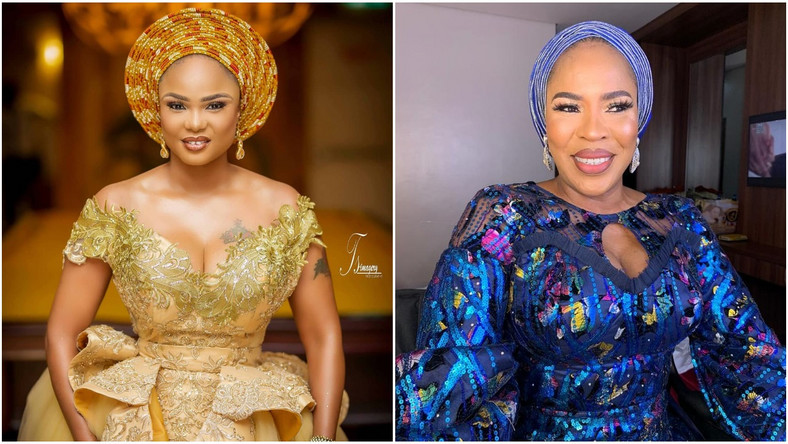 Iyabo Ojo has reacted to the rumours that the alleged rift between Faithia Balogun and herself is over a man.