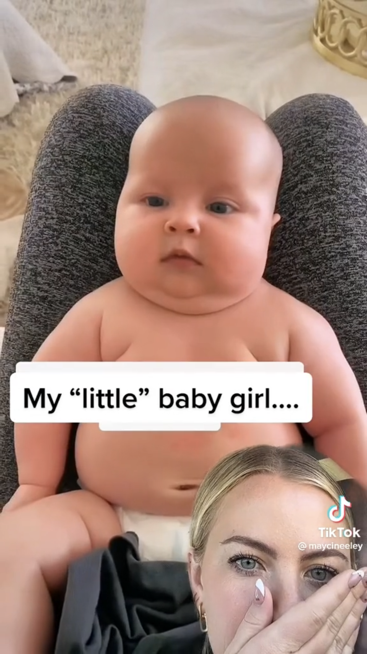 Mayci Neeley na TikTok zverejnila video svojej dcéry. 