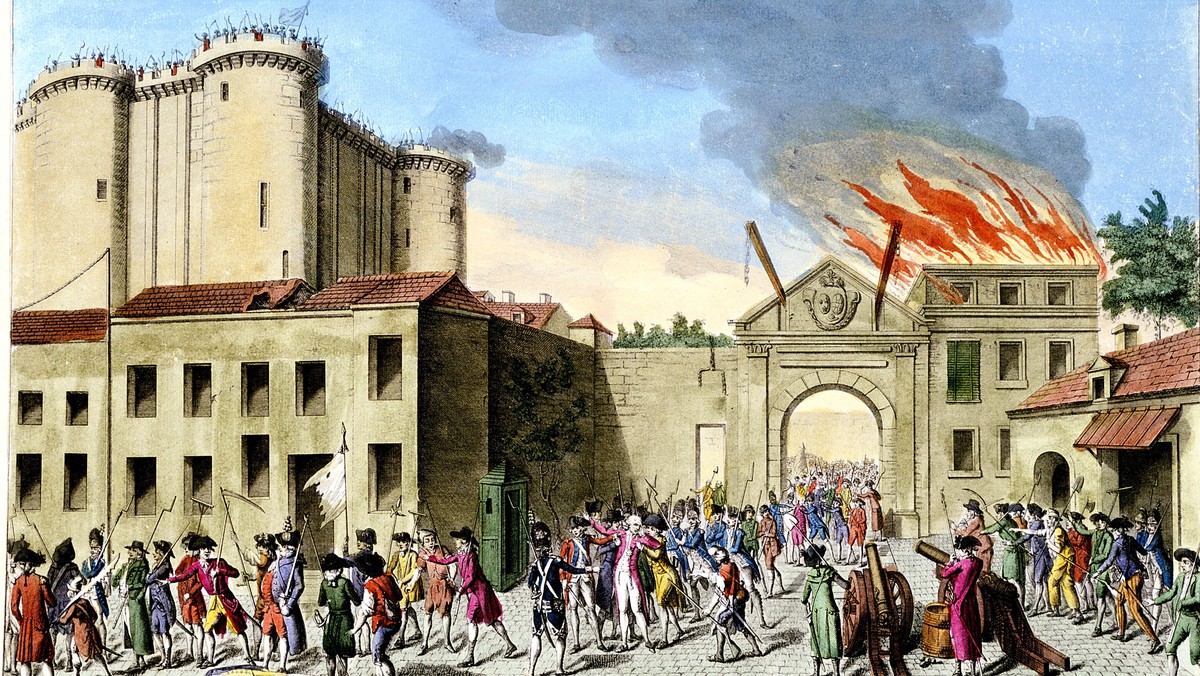 Storming of the Bastille, French Revolution, Paris, 1789.