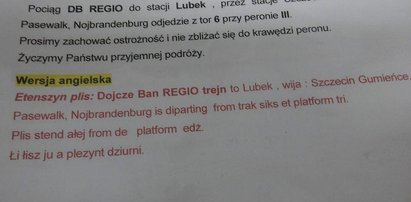 Ta instrukcja dla spikerów na dworcu PKP jest hitem internetu