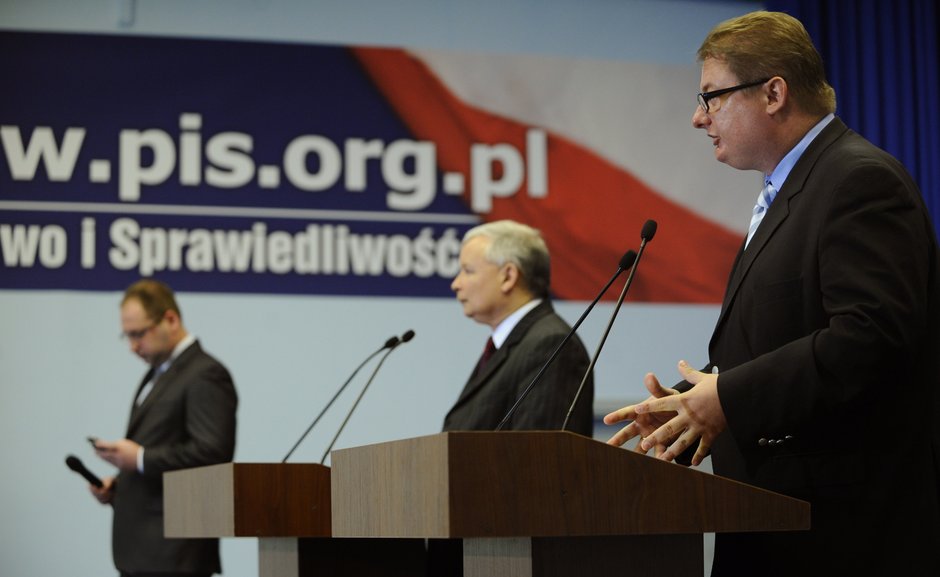 Adam Bielan, Jarosław Kaczyński, Michał Kamiński