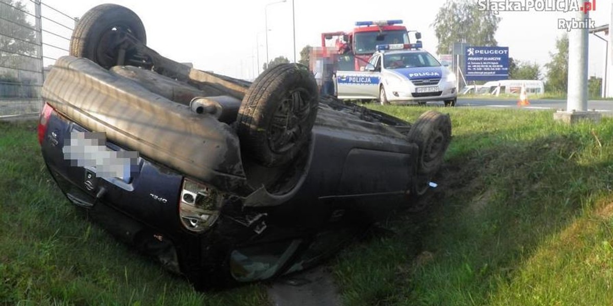 Przesadziła z prędkością, skończyła w szpitalu