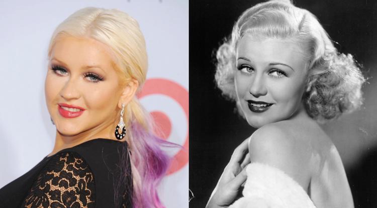 Christina Aguilera és Ginger Rogers Fotó: Getty Images