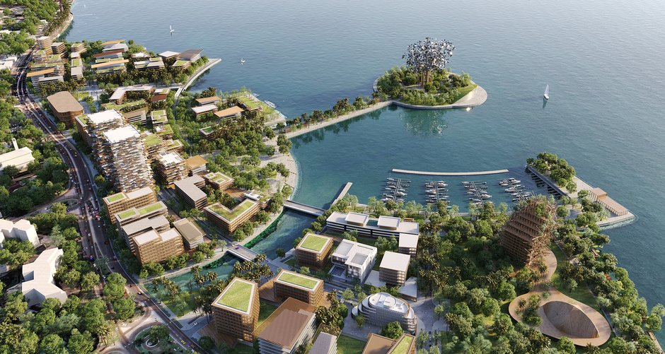 MIPIM AWARDS 2023 - PROJECTS FINALISTS - BEST NEW MEGA DEVELOPMENT - La Baie des Rois - Libreville, Gabon - Architect: FMCT - Developer: FMCT and private partners