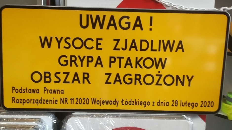 ptasia grypa oznakowanie