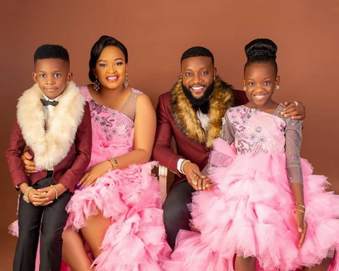 Ijeoma and Kcee are blessed with two beautiful children [Instagram/MisseIjay]