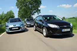 Peugeot 308 SW kontra Ford Focus kombi i Hyundai i30 CW - pomysł ten sam, ale różne wykonanie