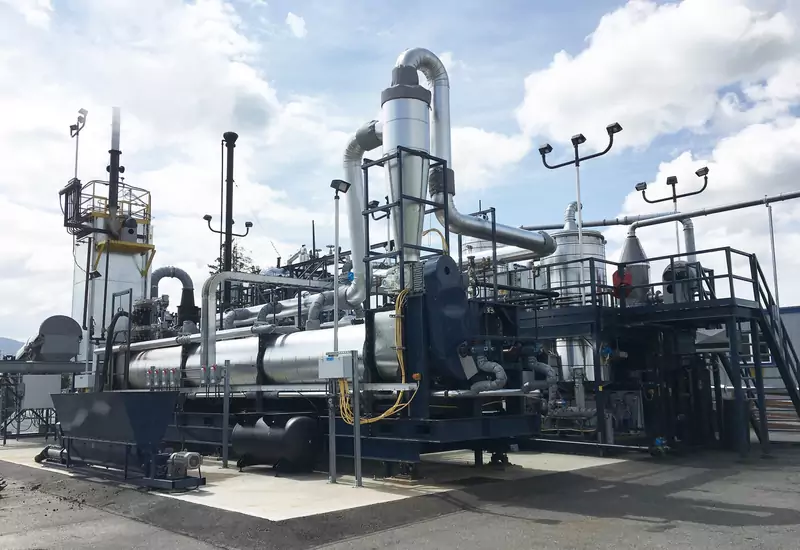 Ze 1000 g ścieków Omni Processor odzyskuje 800 g wody i 200 g biomasy