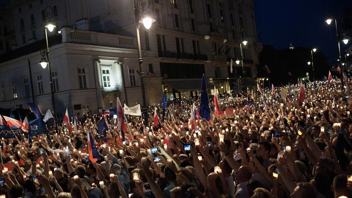 Demonstracje protesty Sąd Najwyższy sądy sądownictwo wymiar sprawiedliwości