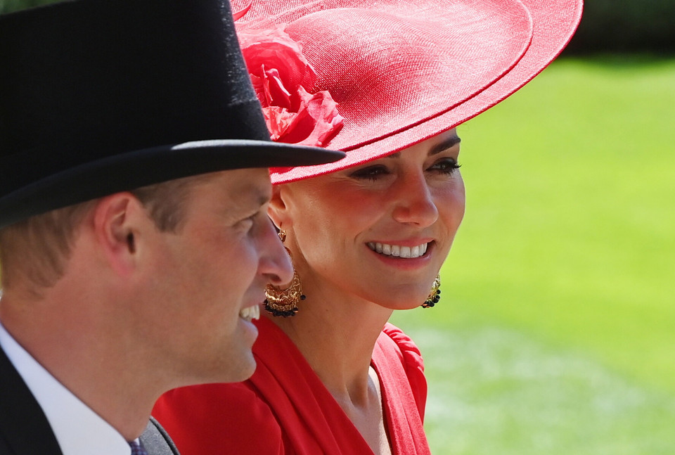 Książę William i księżna Kate na Royal Ascot