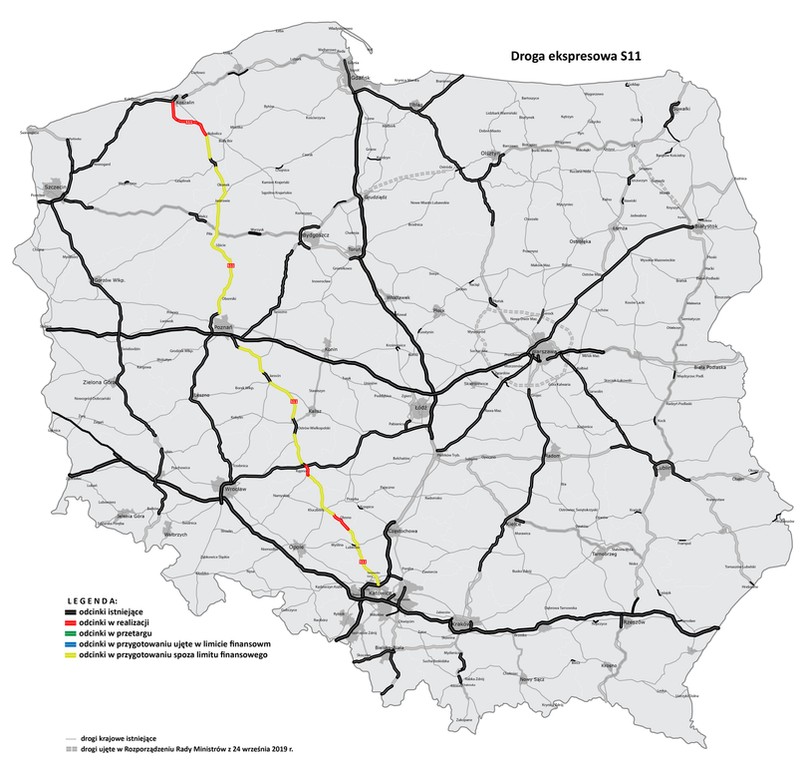 S11 - nowa droga ekspresowa