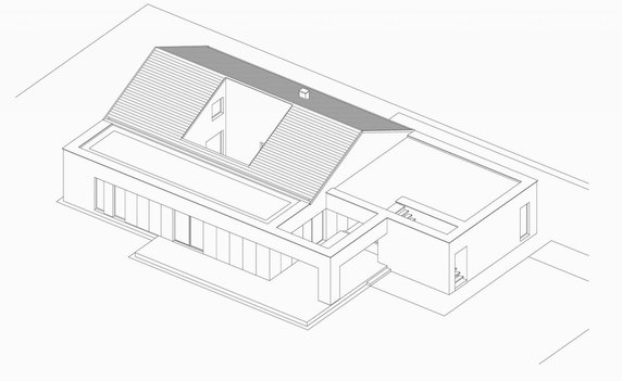 Projekt domu z wewnętrznym atrium. Zbudują go pod Mielcem