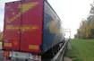 Ukraińska ciężarówka przewożąca źle zabezpieczone fajerwerki