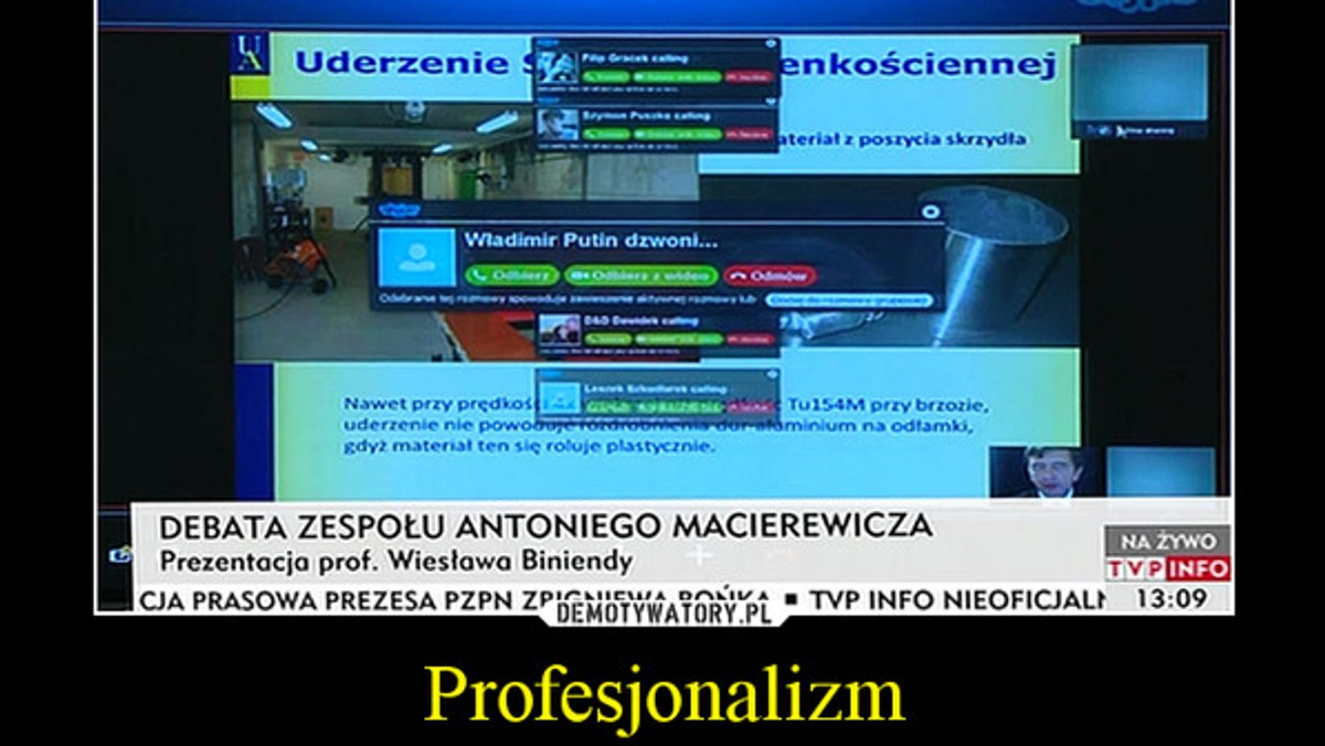 Konferencja zespołu Antoniego Macierewicza