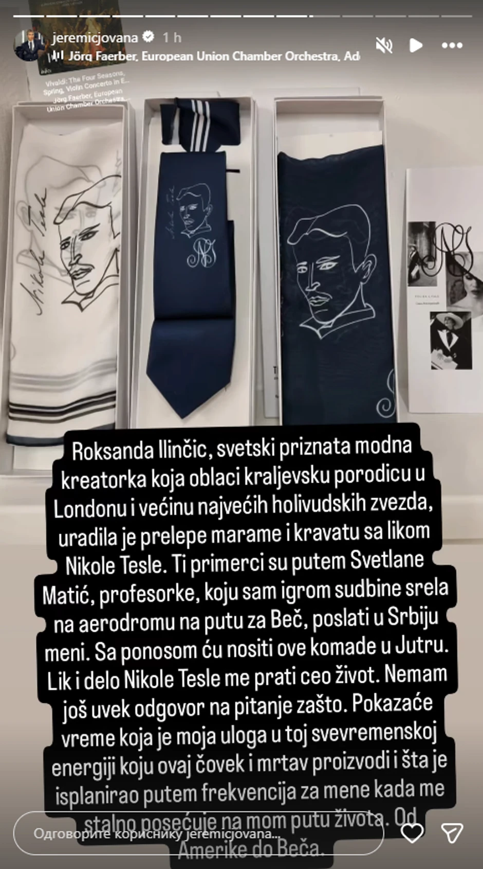 Jovana Jeremić o Nikoli Tesli