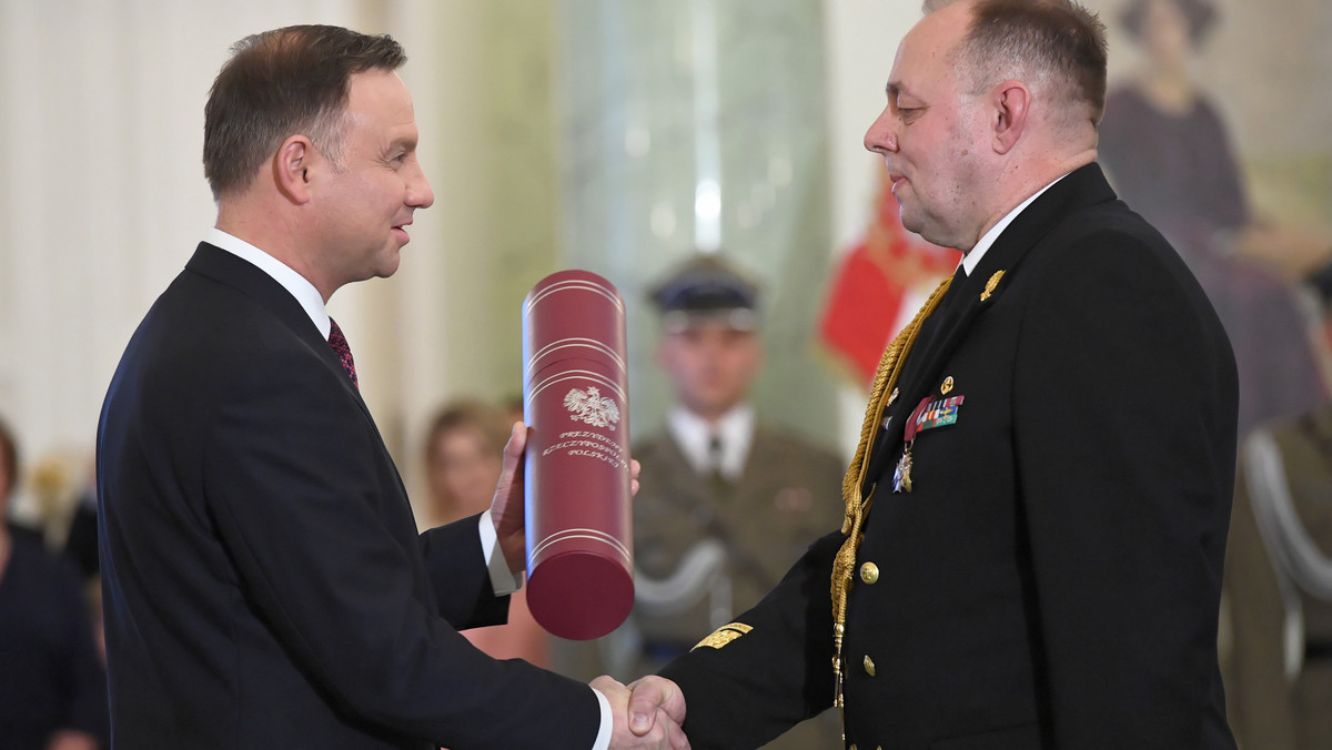 Andrzej Duda wręczył nominacje na pierwszy stopień generalski lub admiralski w wojsku