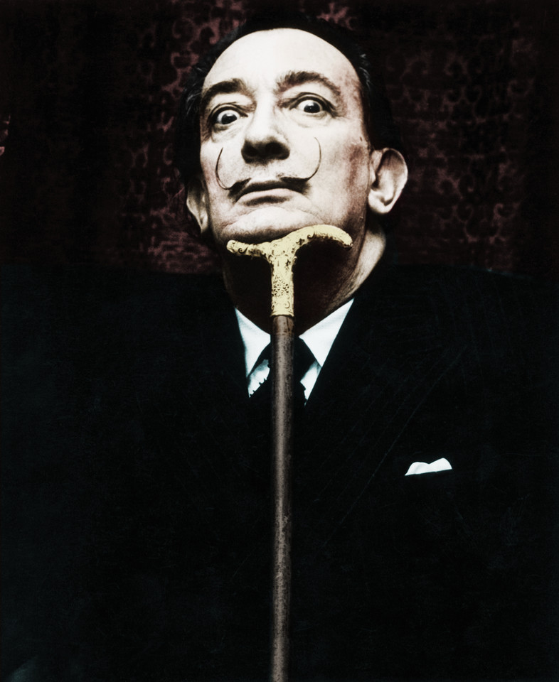 Salvador Dali, ca. 1950, Bettmann/Getty Images