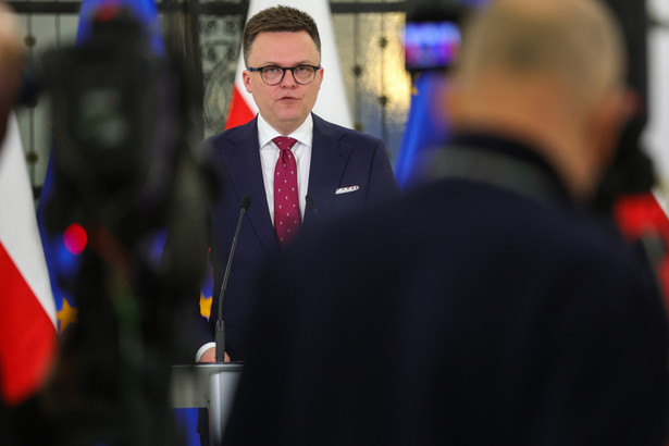 Marszałek Sejmu RP Szymon Hołownia