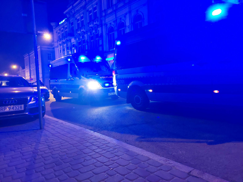 Policja w Przemyślu (1.03.2022)