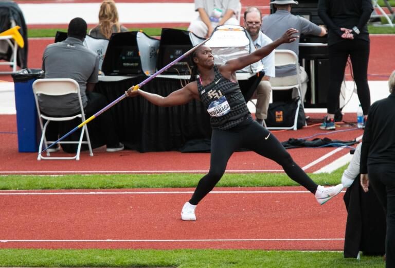 Kelechi Nwanaga will be the favorite in the javelin, hoping to make a big comeback statement.