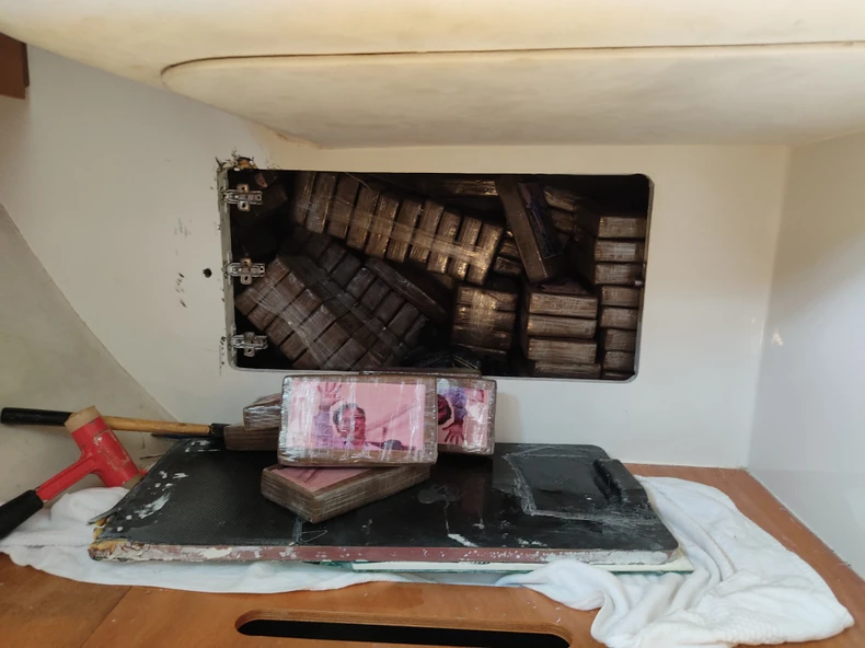 Fotografija kokaina sa likom predsednika Kolumbije