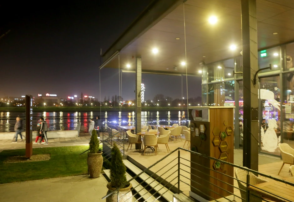 Lokacija u blizini koje je mladić nalik Perišu sišao do reke, snimljena sinoć