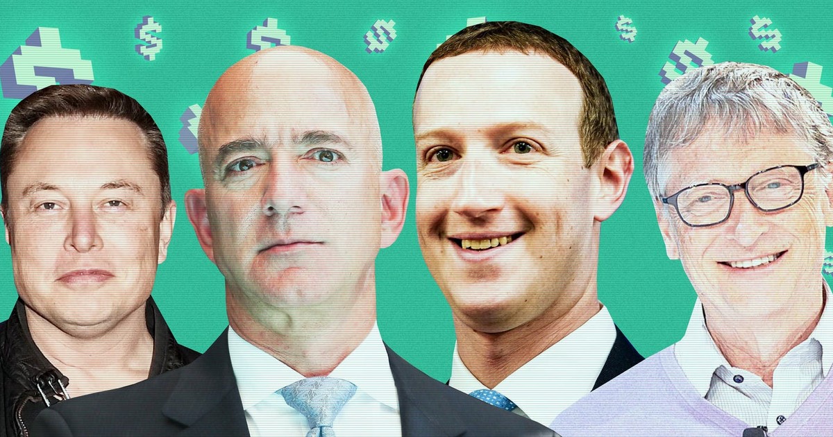 This chart shows how 4 of the wealthiest men in the US got $229 billion ...