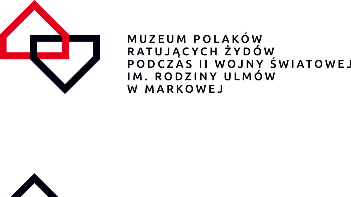 Dwa nakreślone mocną kreską, splecione ze sobą kontury domów autorstwa Aleksandra Bąka z Poznania - tak wygląda praca, która wygrała konkurs na logo Muzeum Polaków Ratujących Żydów podczas II wojny światowej im. Rodziny Ulmów w Markowej koło Łańcuta.