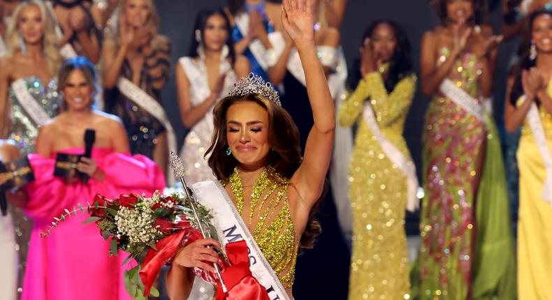 Miss Utah Noelia Voight was crowned Miss USA in 2023.Miss USA