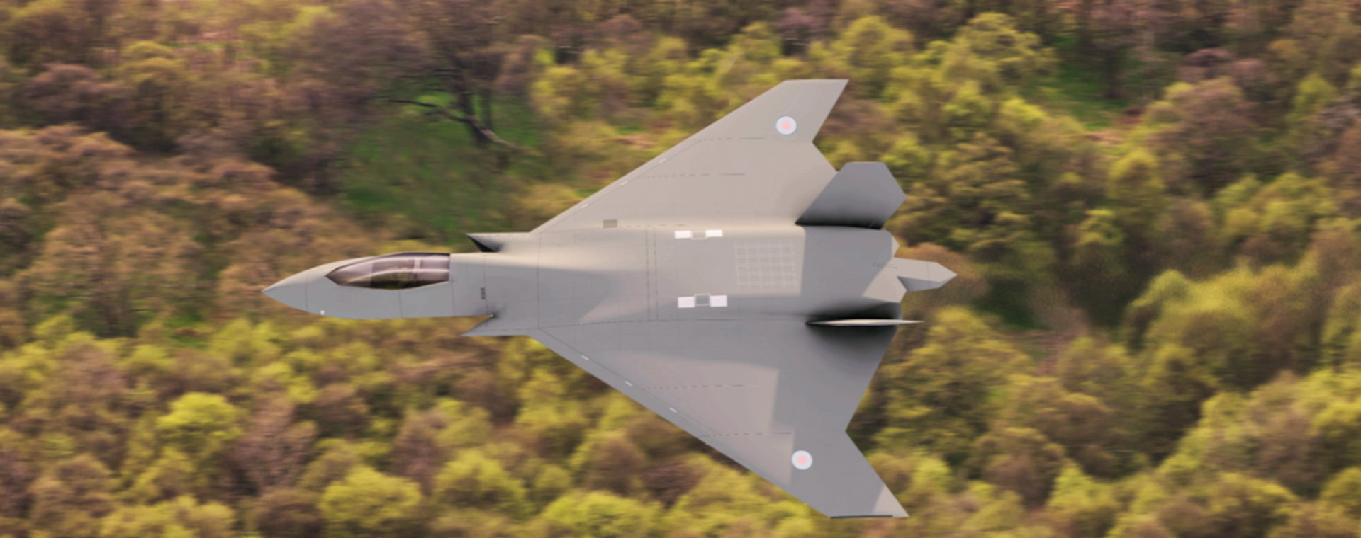 Wizualizacja przyszłego brytyjskiego myśliwca szóstej generacji Tempest, pokazana w grudniu 2020 r. 