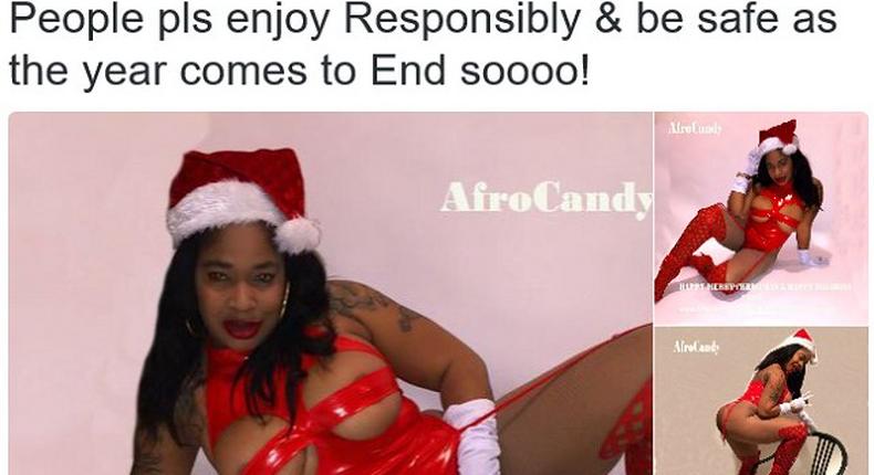 Afrocandy goes raunchy for Xmas
