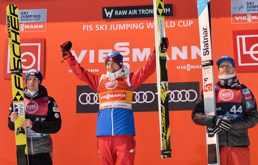 Stefan Kraft, Kamil Stoch , Robert Johansson