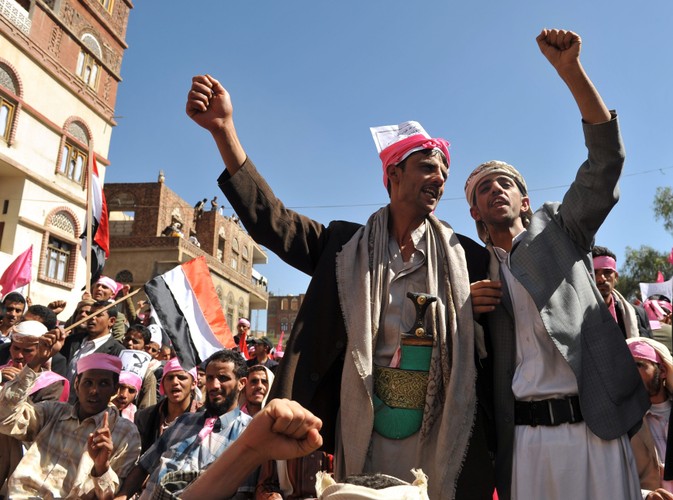 Protest w Jemenie