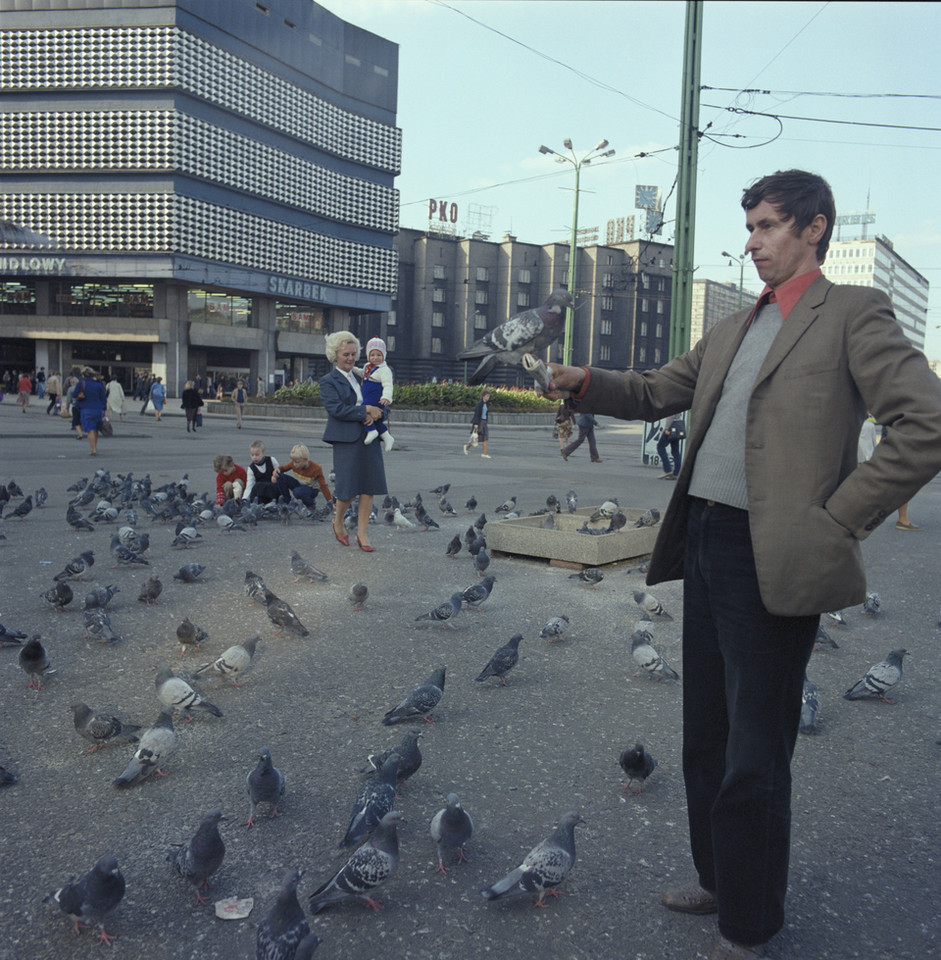 Rynek miejski w Katowicach, lata 70'